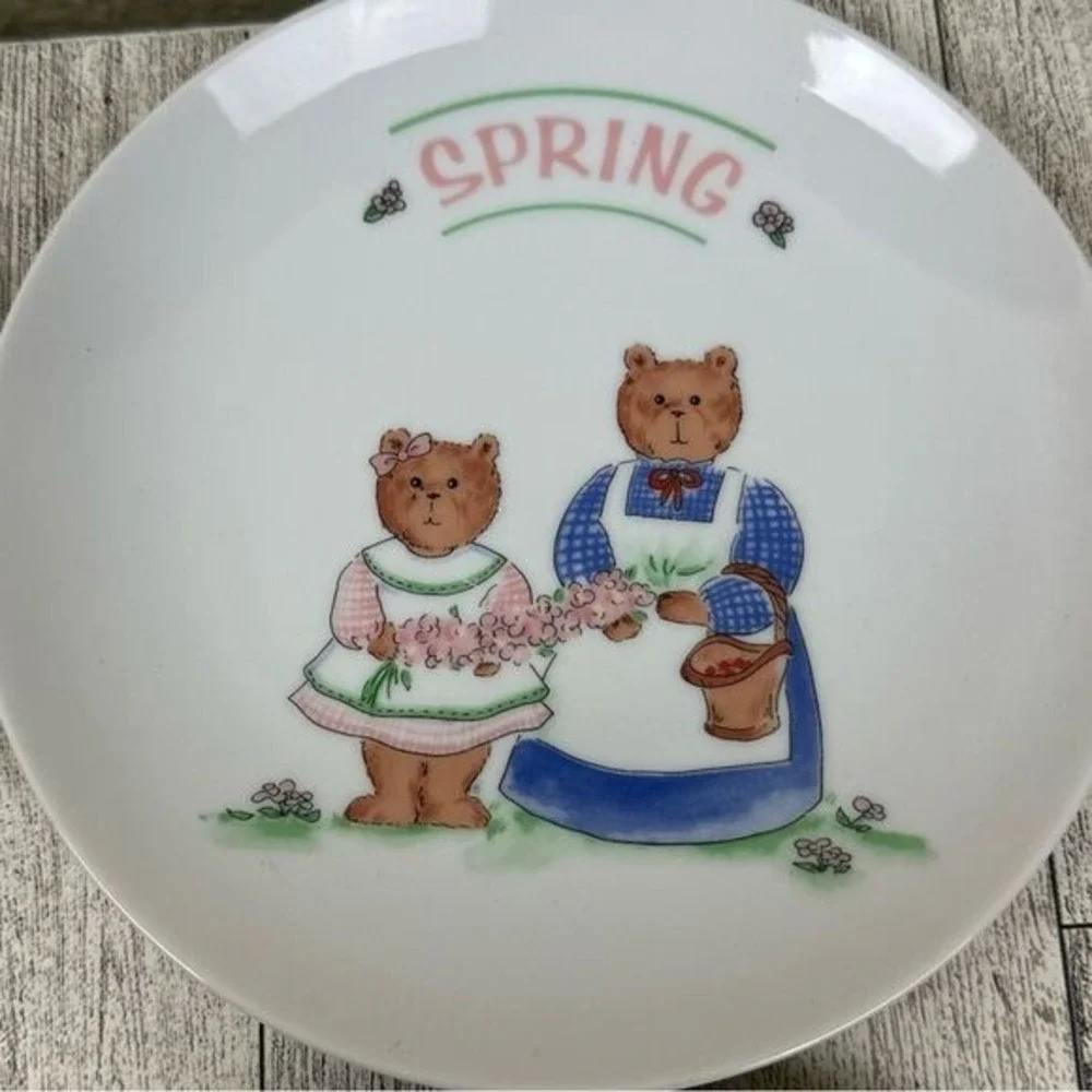 Lot Of 4 Four Seasons Bear Family 6.5